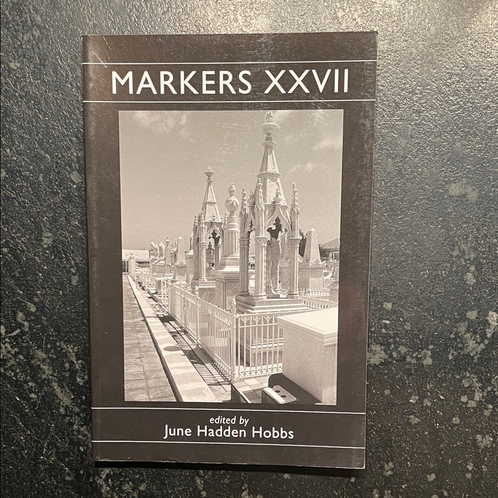 Markers XXVII by June Hadden Hobbs - Monochrome Edition